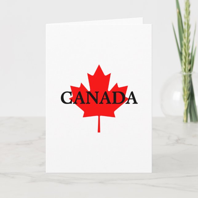CANADA-leere Notenkarte Karte (Vorderseite)