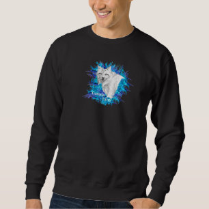 Canada Lynx. Fraktal. Sweatshirt