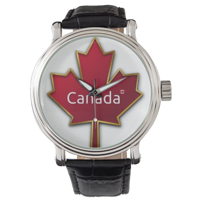 Canada Maple Leaf Armbanduhr (Vorderseite)