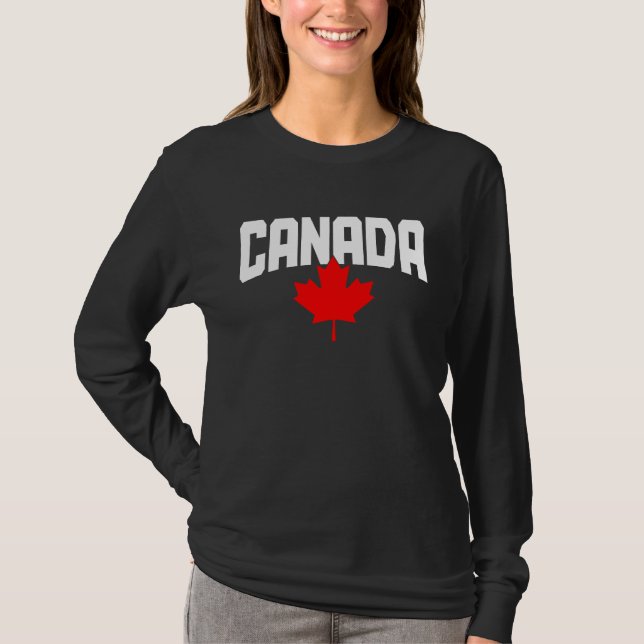 Canada Maple Leaf Canadian Flag Pride  1 T-Shirt (Vorderseite)