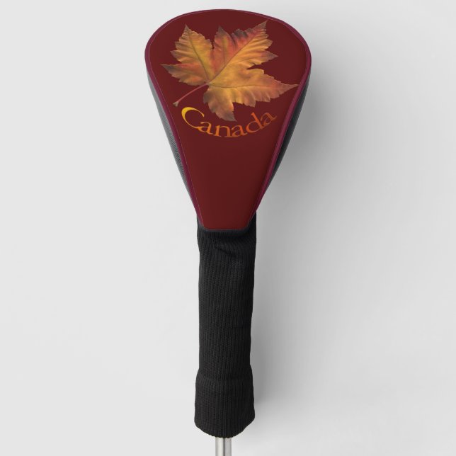 Canada Maple Leaf Golf Driver Cover Golf Headcover (Vorderseite)