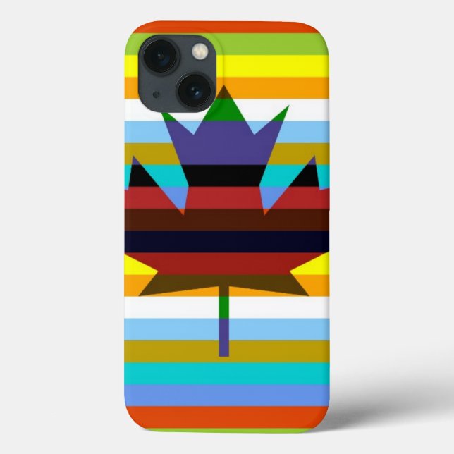 Canada Maple Leaf Pop Art Case-Mate iPhone Hülle (Rückseite)