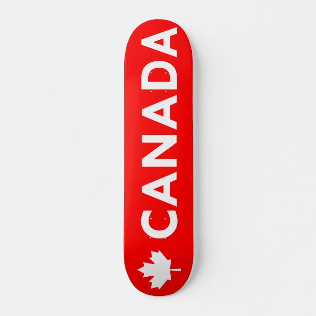 Canada Maple Leaf Skate Deck Skateboard (Vorne)