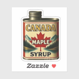 CANADA MAPLE SYRUP AUFKLEBER