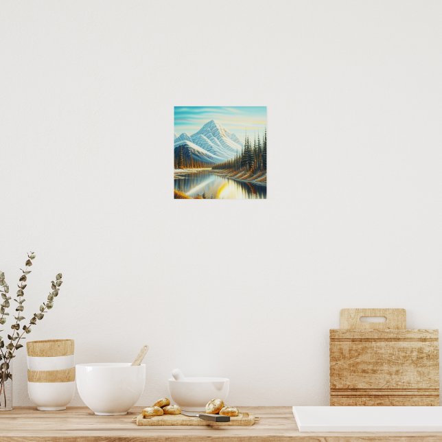 Canada Nature Landscape - Stunning Mountain Art Poster (Küche)