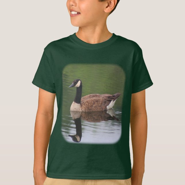 Canada Oies Réflexions Nature Kids T-shirt (Devant)