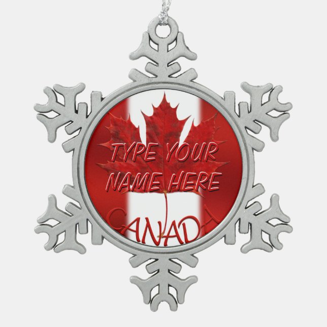 Canada Ornament Personalisiert Canada Souvenir (Vorderseite)