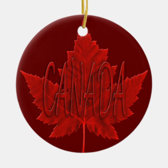 Canada Ornament Souvenir Personalisiert Canada Gif (Vorne)