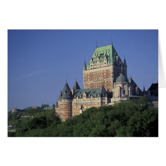 Canada, Québec.  Château Frontenac. (Devant horizontal)