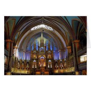 Canada, Québec, Montréal. Intérieur de Notre 2