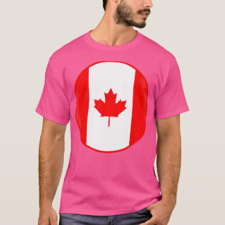 Canada Retro Canadian Maple Leaf Flag Emblem T-Shirt