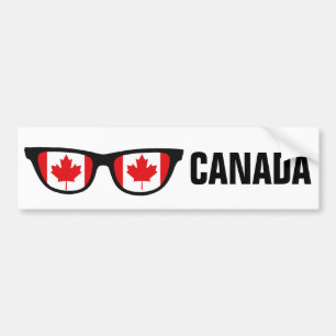 Canada Shades Custom Text & Color Autoaufkleber