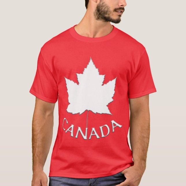 Canada Shirt Maple Leaf Souvenir T - Shirt (Vorderseite)