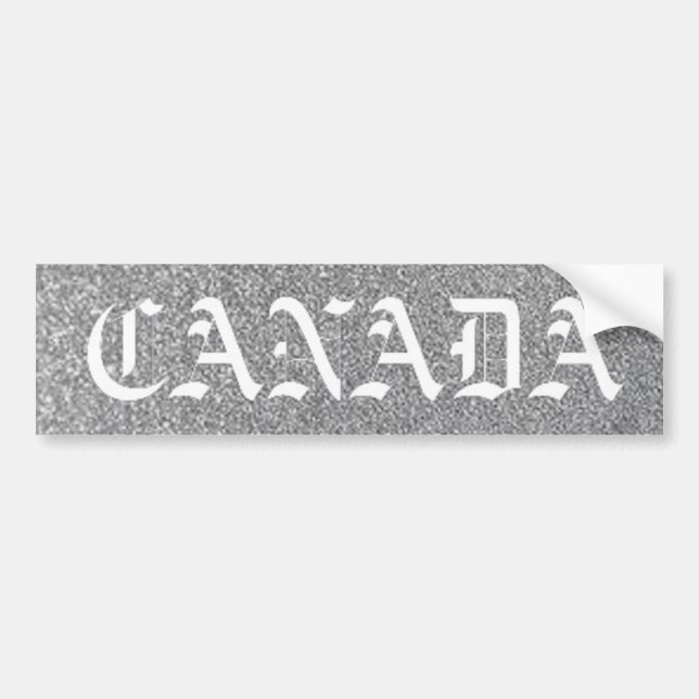 Canada silber autoaufkleber (Vorne)