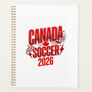 Canada Soccer 2026 Fußball Bold Country Typography Planer