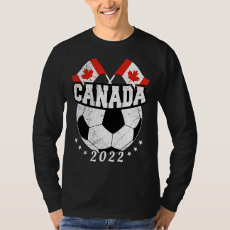 Canada Soccer Ball Canadian Team for Men&women Foo T-Shirt