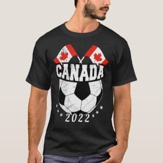 Canada Soccer Ball Canadian Team for Men&women Foo T-Shirt