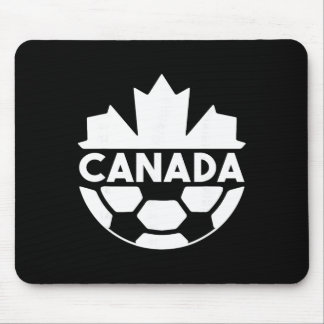 Canada Soccer Team Sports Flag Mapple Leaf Men Wom Mousepad