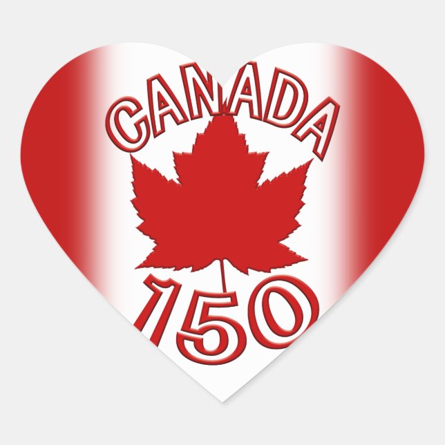 Canada Souvenir 150 Stickers Maple Leaf Stickers (Vorderseite)