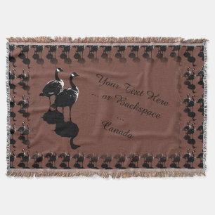 Canada Souvenir Blanket Canada Goose Throw Blanket Decke