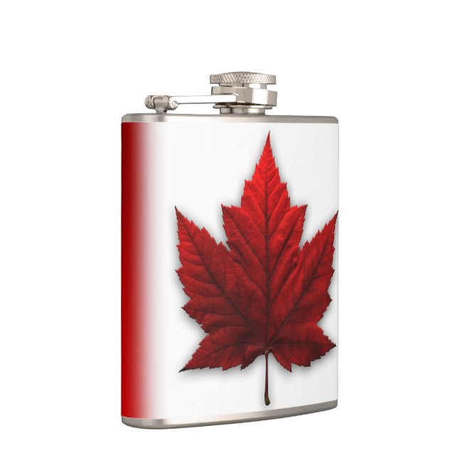 Canada Souvenir Flask Canada Flag Drinks Flaschen Flachmann (Rechts)