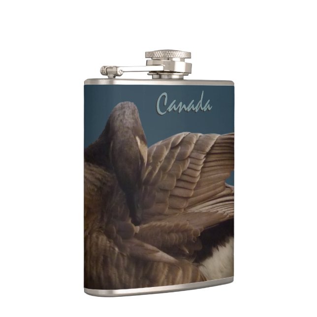 Canada Souvenir Flask Custom Canada Goose Flask Flachmann (Rechts)
