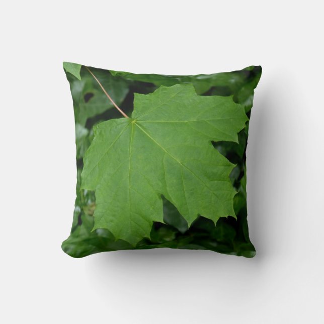 Canada Souvenir Pillow Ahornblätterpilz Kissen (Vorderseite)