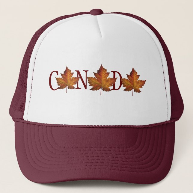 Canada Souvenir Trucker Cap Maple Leaf Canada Caps Truckerkappe (Vorderseite)