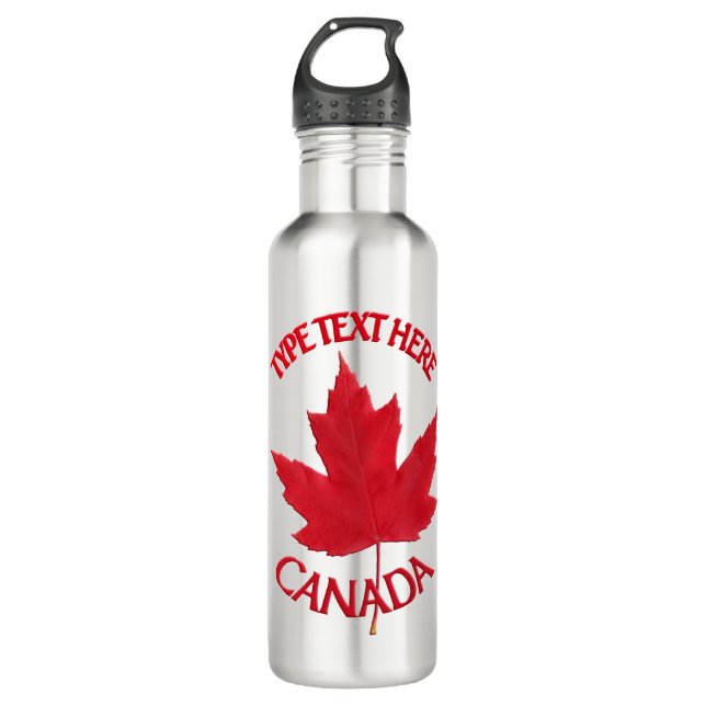 Canada Souvenir Water Bottles Personalisiert Edelstahlflasche (Vorderseite)