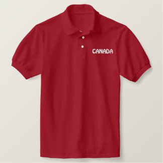 Canada Sports Polo Shirt Souvenir Golf Shirt