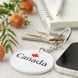 Canada texte personnalisé avec minimaliste feuille