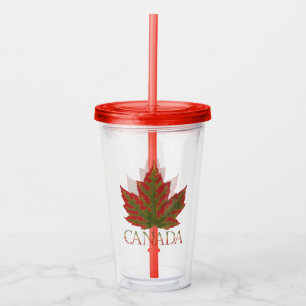 Canada Tumbler Canada Maple Leaf Souvenirs Acryltrinkbecher