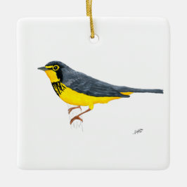 Canada Warbler Keramikornament