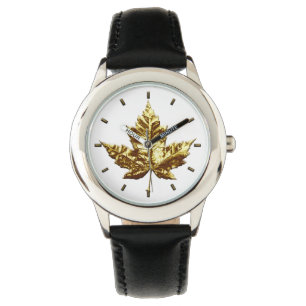 Canada Watch Gold Canada Souvenir Wrist Watch Armbanduhr