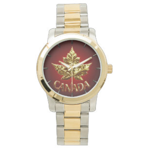 Canada Watch Gold Canada Souvenir Wrist Watches Armbanduhr