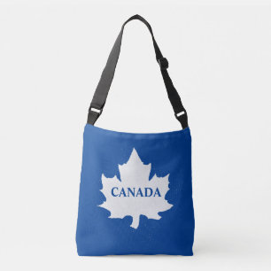 CANADA White Maple Leaf Tragetaschen Mit Langen Trägern