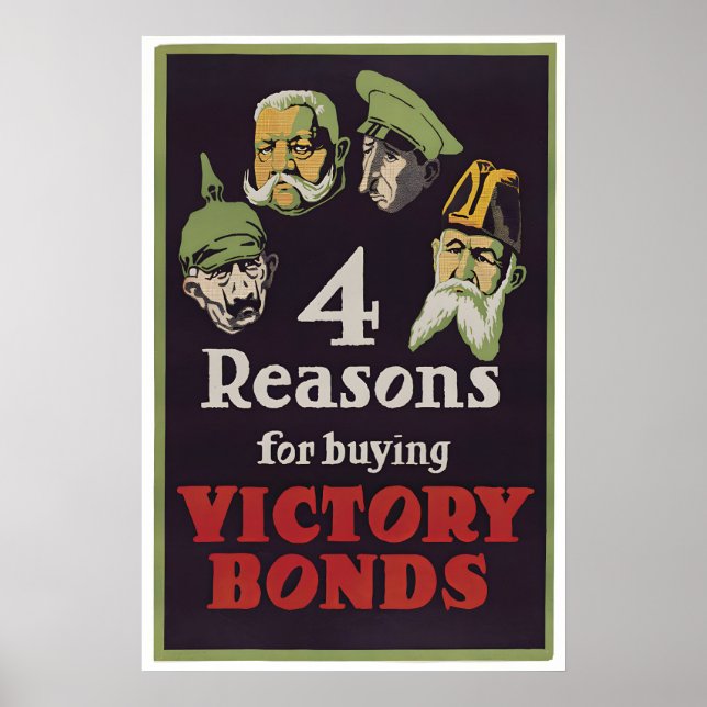 Canada WWI Propaganda Poster Victory Bonds (Vorne)