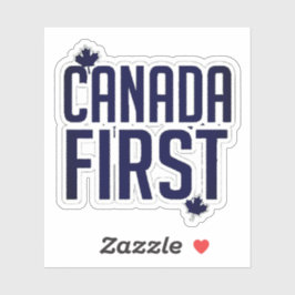 CANADAFIRST NAVY BLUE AUFKLEBER