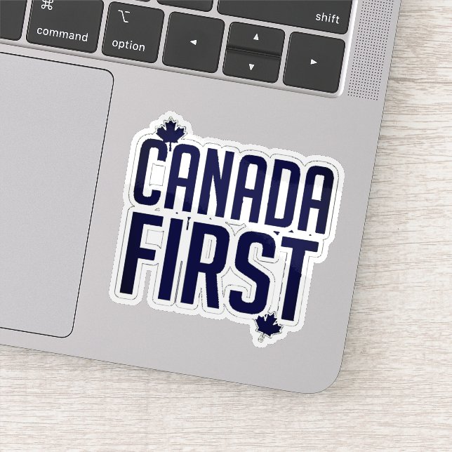 CANADAFIRST NAVY BLUE AUFKLEBER (Detail)