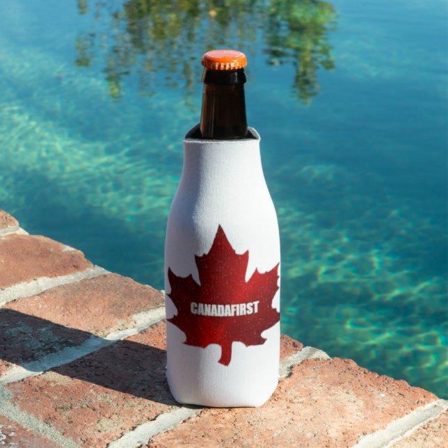 Canadafirst Red Maple Leaf Flasche Cooler Flaschenkühler (In Situ Pool)