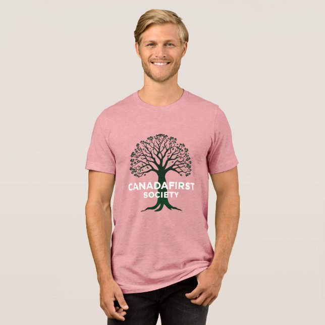 CANADAFIRST SOCIETY Tri-Blend SHIRT (Vorderseite voll)