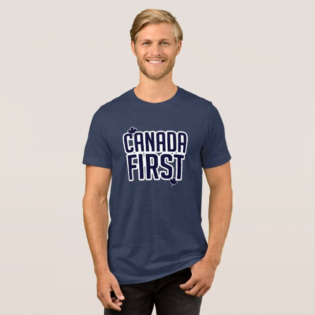 CANADAFIRST Tri-Blend SHIRT (Vorderseite voll)