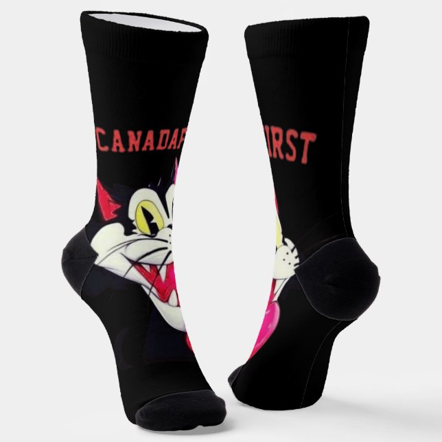 CANADAFIRST VINTAGE CAT SOCKEN (Gewinkelt)