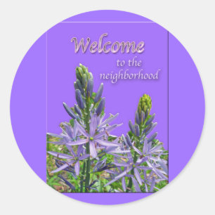 Canadensis Lilien-Willkommen zu den Runder Aufkleber