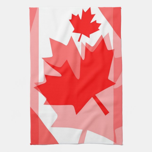 Canadian Ahornleaf überall im Style CANADA Handtuch (Vertikal)