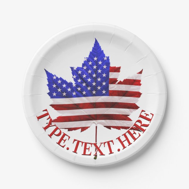 Canadian American Teller Custom Flag Paper Teller (Vorderseite)