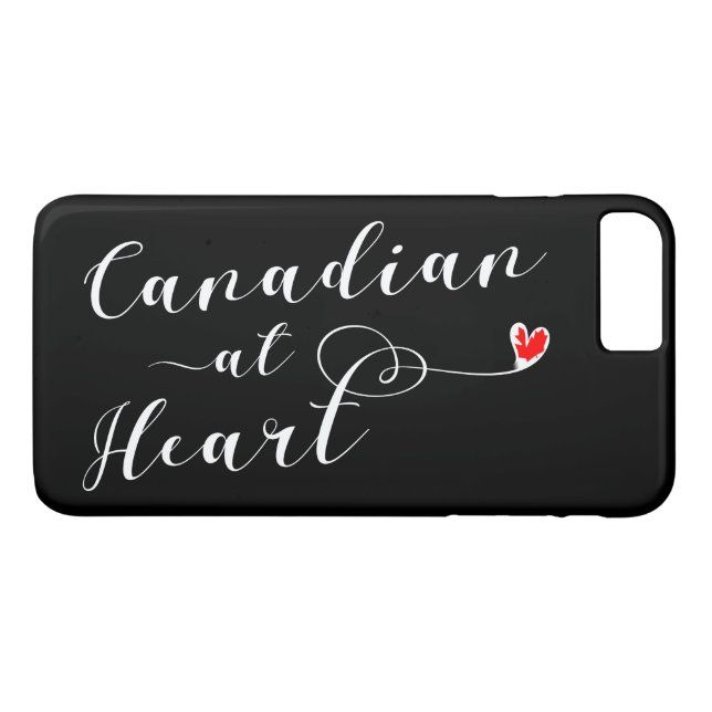 Canadian at Heart Mobile Phone Case (Rückseite (Horizontal))