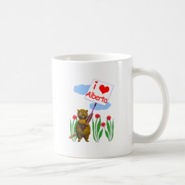Canadian Beaver Lieben Alberta Kaffeetasse