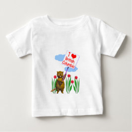 Canadian Beaver Lieben British Columbia Baby T-shirt