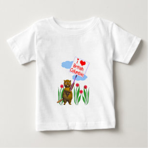 Canadian Beaver Lieben British Columbia Baby T-shirt